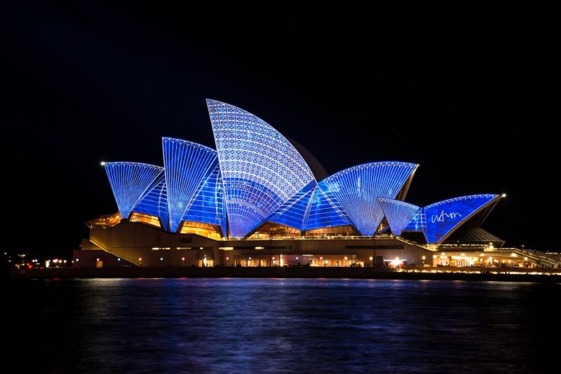 The amazing Opera House in Sydney