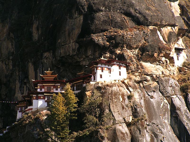 Tiger’s Nest temples – Author: Thomas Wanhoff – CC BY-SA 2.0