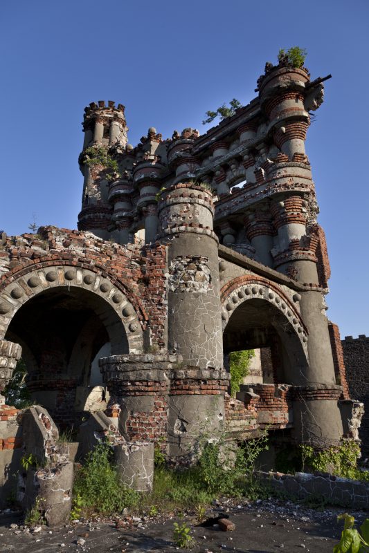 Ruins of Bannerman’s Castle on Pollepel island on Hudson river