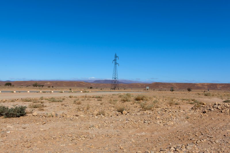 Moroccan rocky desert landscape, assa-zag