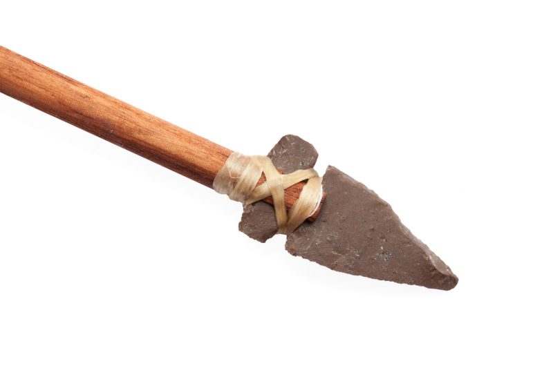Handmade arrowheads are one of the oldest and most effective simple weapons.