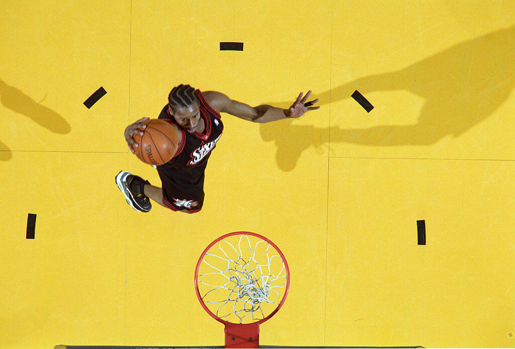 allen iverson retired with 42 dunks