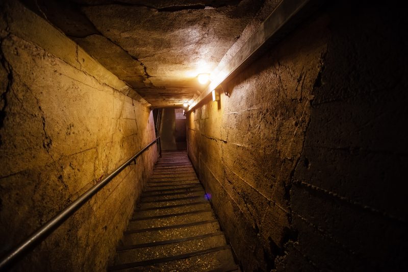 If you can have an underground escape tunnel or alternative backup plan it could save your life!