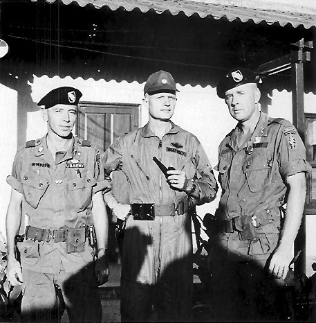 Charles M. Simpson, Eugene P. Deatrick, and Lee Parmly, Pleiku, South Vietnam, November 1966