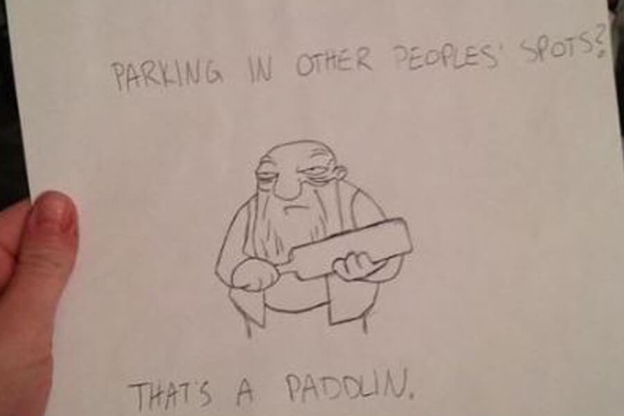 thats a paddlin
