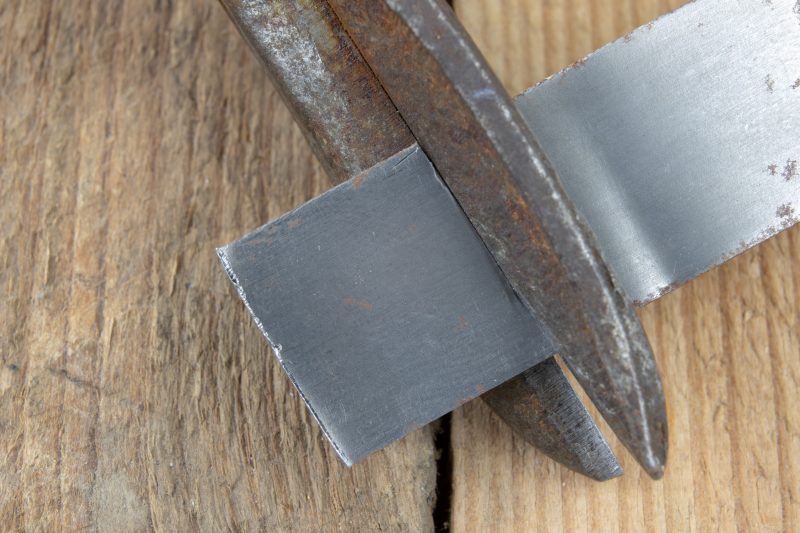 Cutting a metal strip is something the tinsmith could do