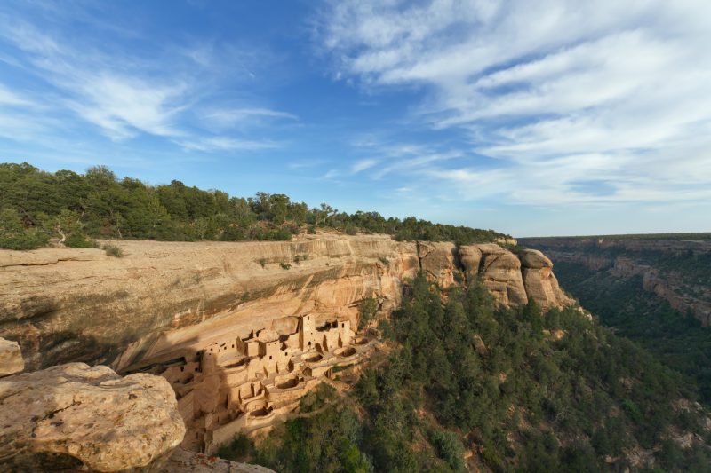 The Mesa Verde Indians built their communities in places that were essentially unapproachable