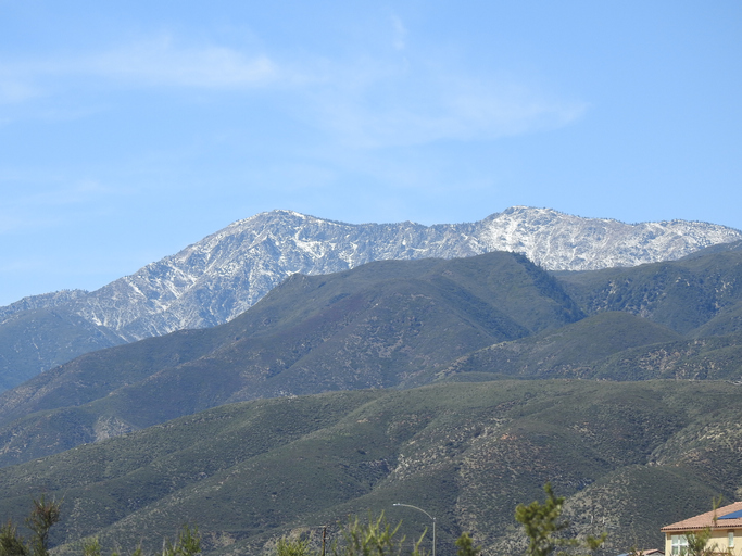 Cucamonga Peak in the San Gabriel Mountains