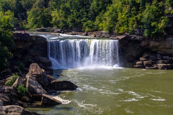 The majestic Cumberland Falls in Kentucky.