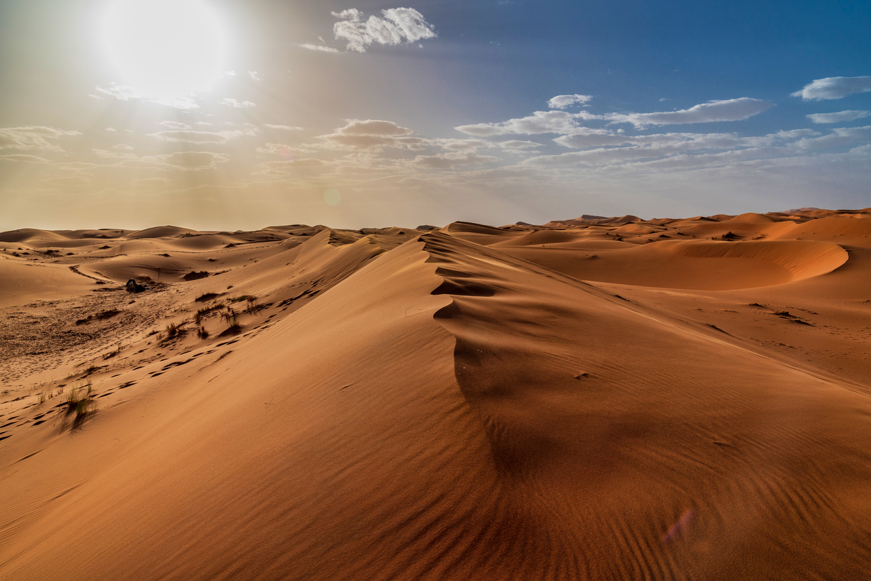 Dunes in the Sahara Desert - Morocco