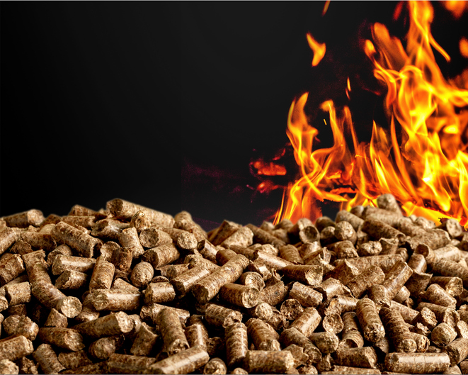 You can also use wood pellets in the Firebox