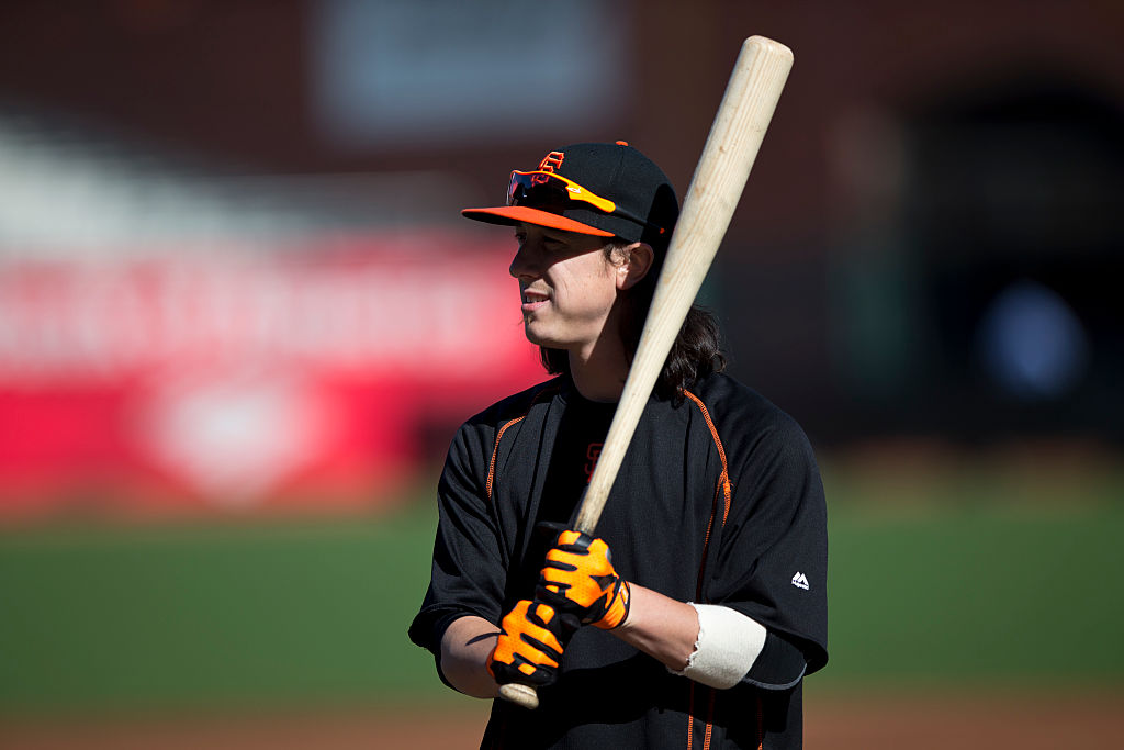 Tim Lincecum Batting 