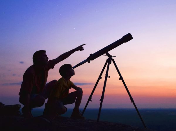 Practice star gazing without a telescope first.