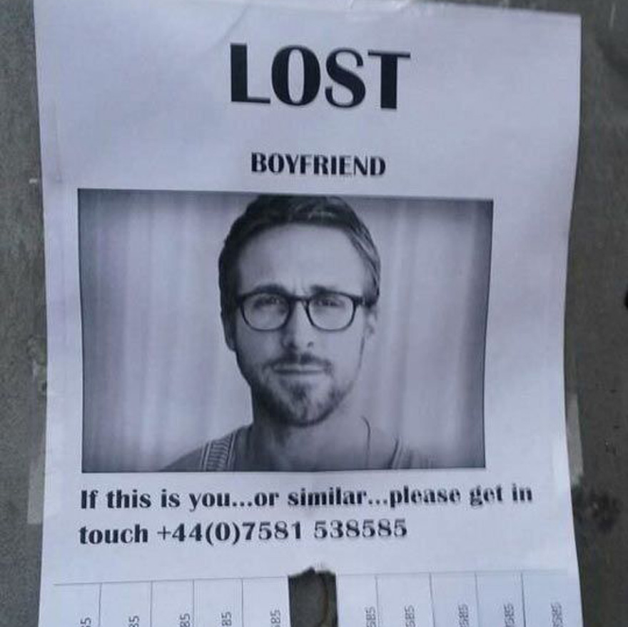 Lost boyfriend really ryan gosling 
