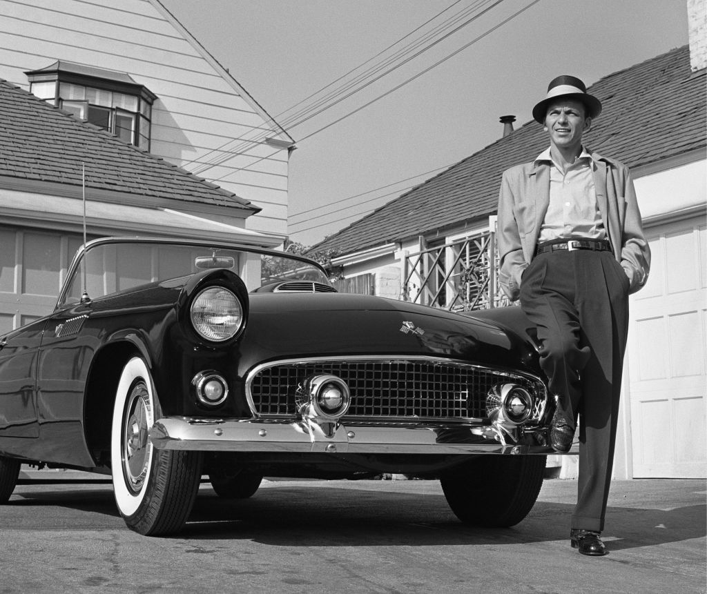 ford thunderbird and frank sinatra