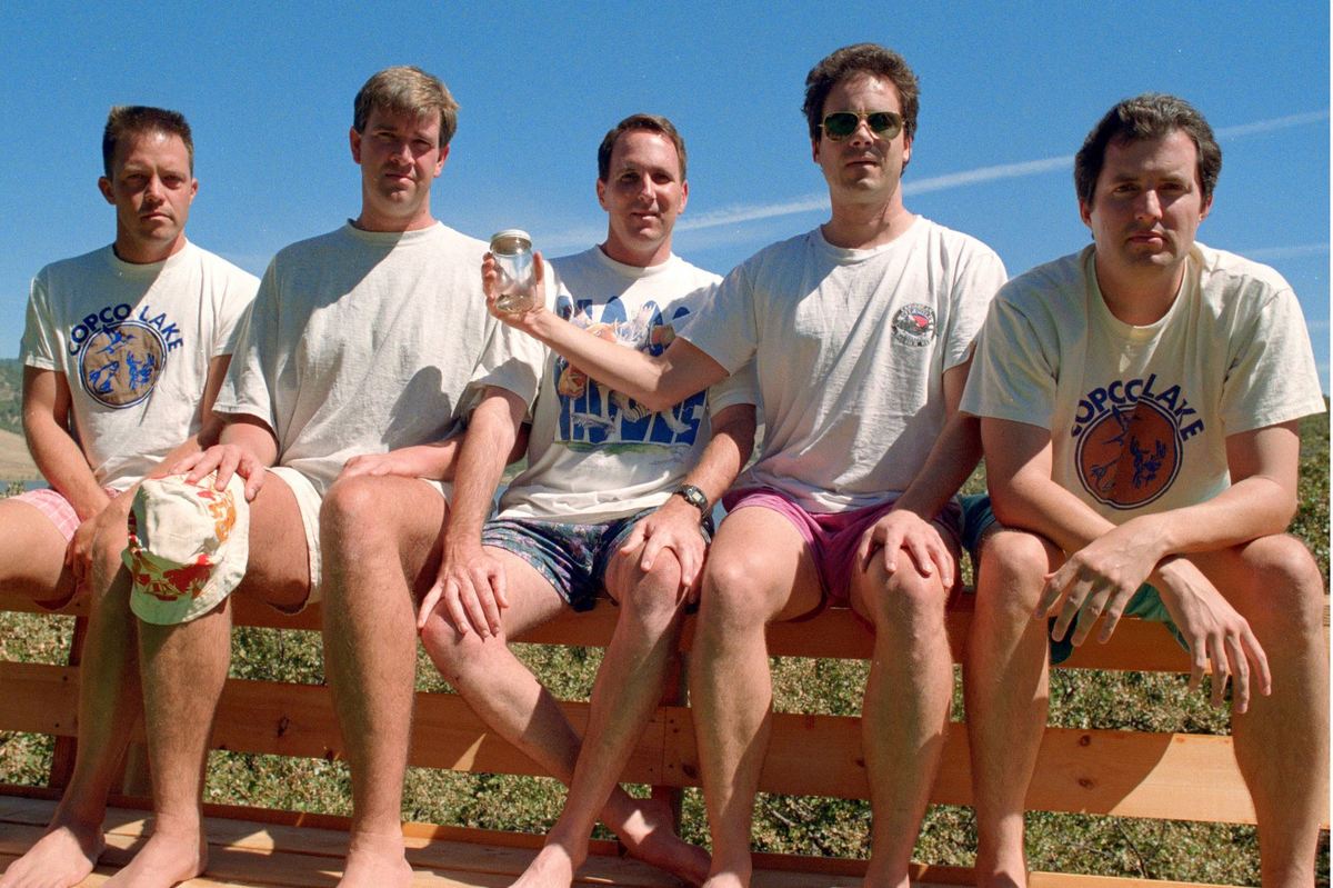 The friends' fourth photo in 1997