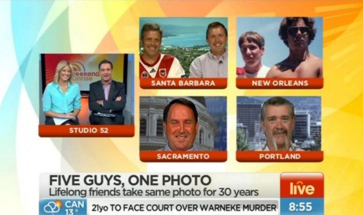 the five friends on the news