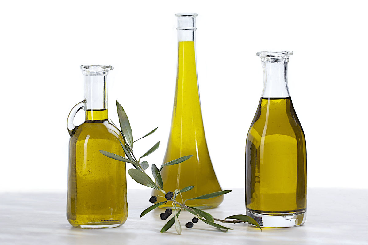 bottles of olive oil