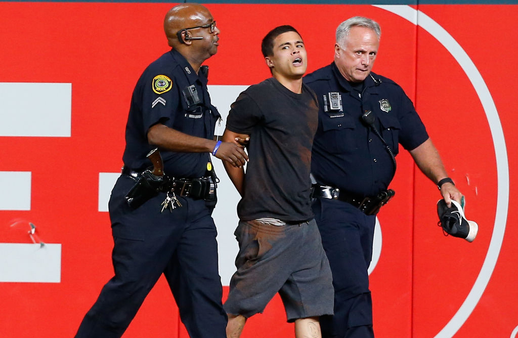 Man getting arrested 