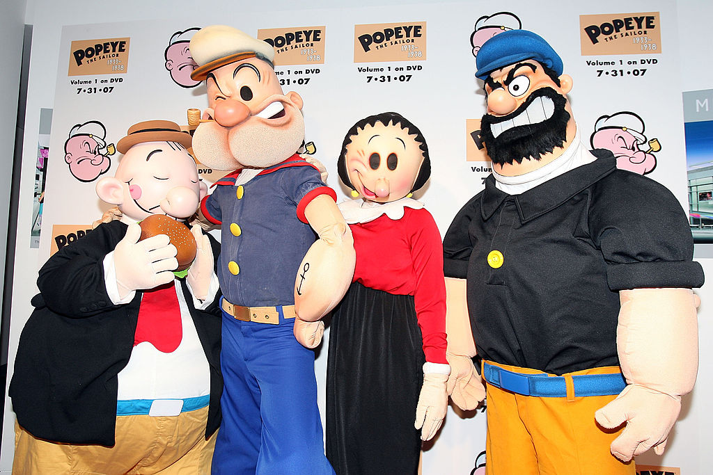 costumed popeye characters