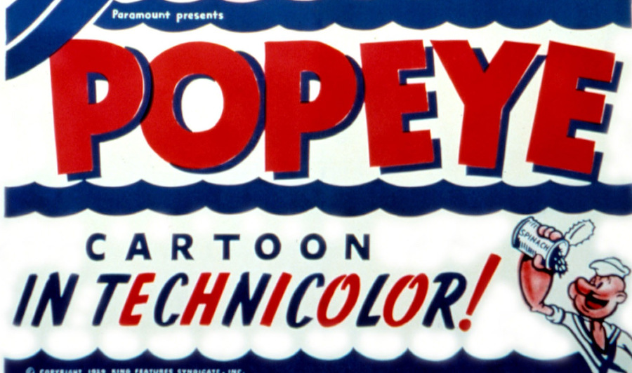 popeye in technicolor