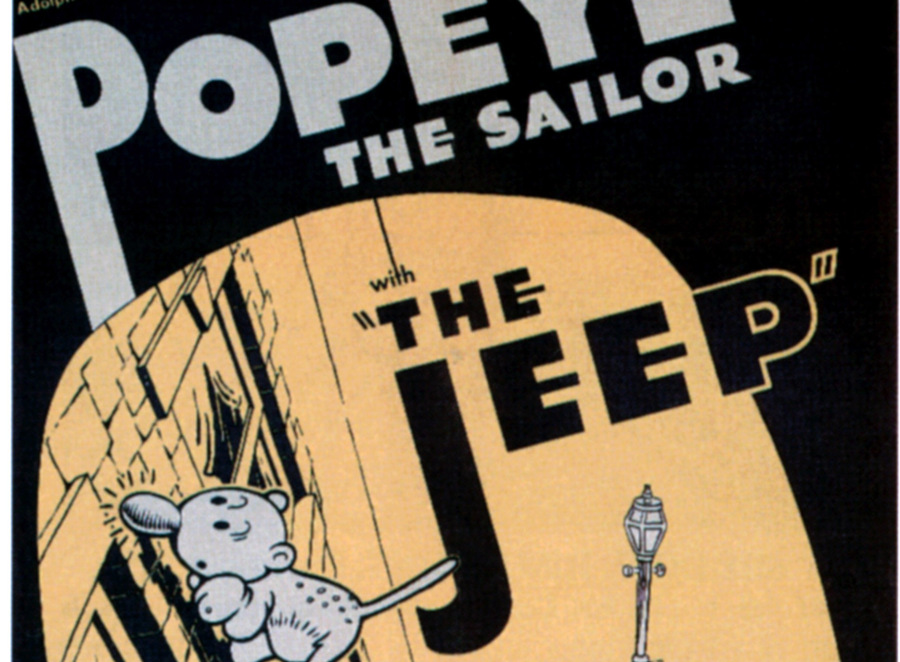 popeye might have inspired the 'jeep' name