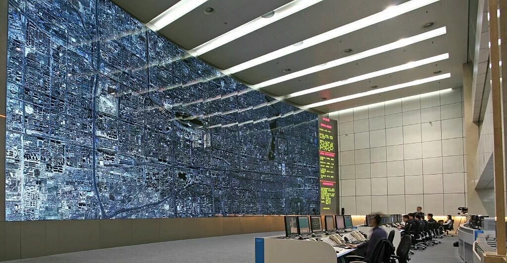 traffic control room in beijing