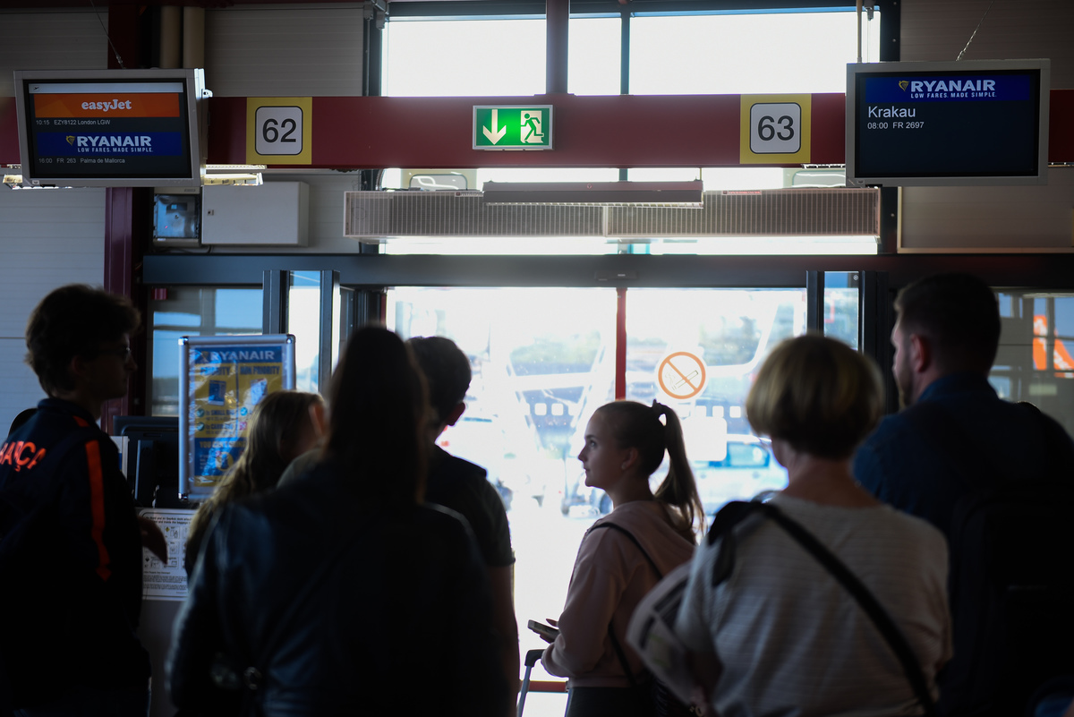 waiting at the airport