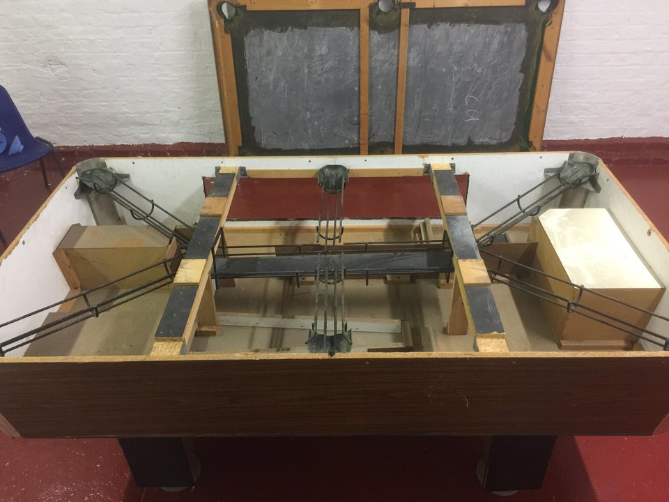 interior of a pool table