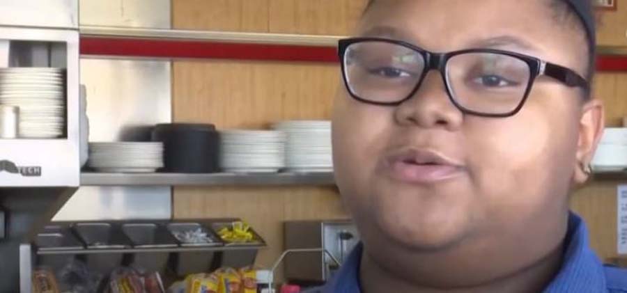 the waitress gives an interview