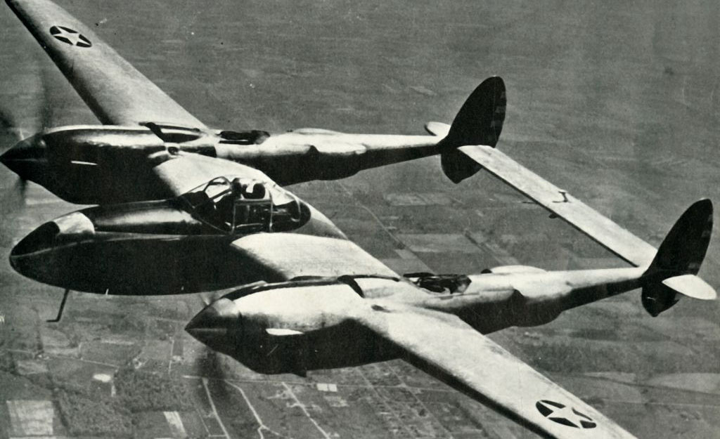 A Lockheed Lightening plane