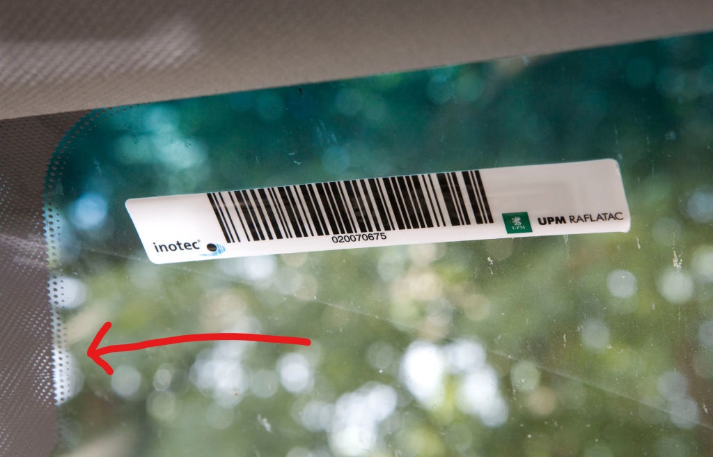 Dots On The Windshield Are Meant To Be There