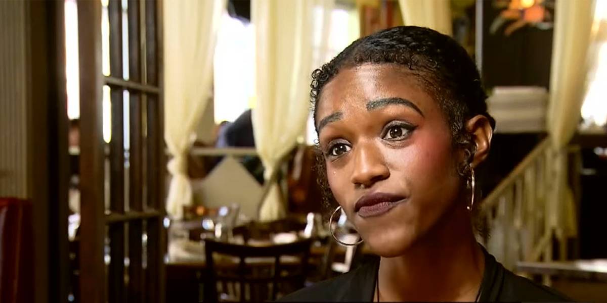 waitress was left speechless