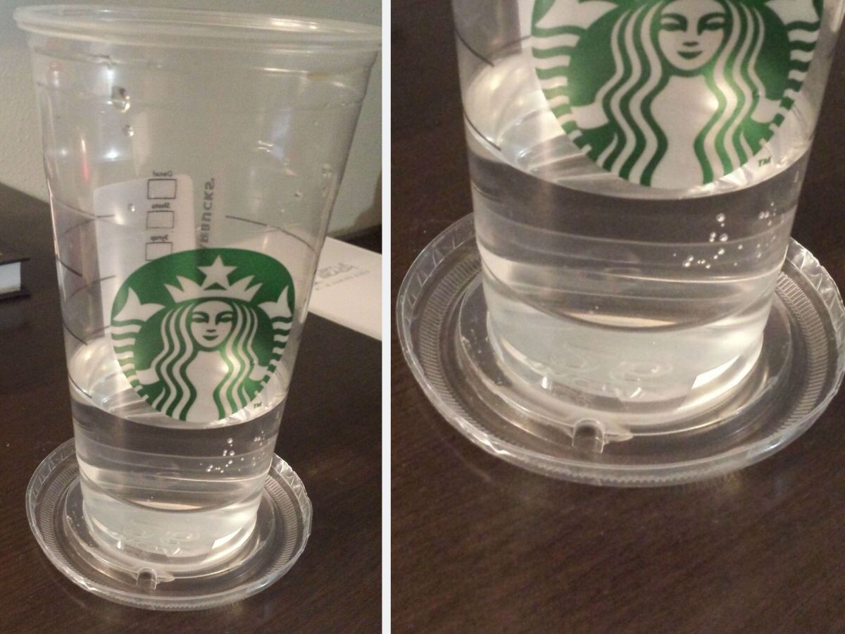 starbucks lid hack