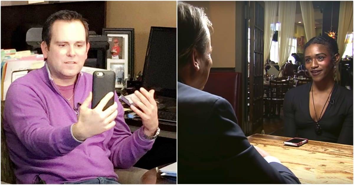 waitress talked to white