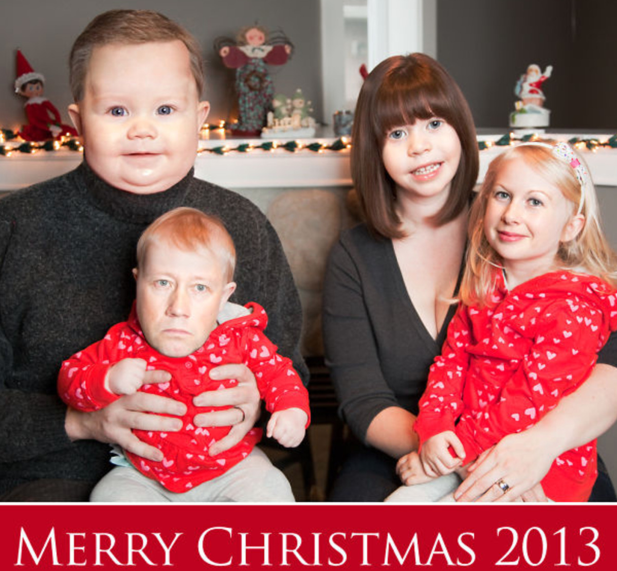 parents swap faces with children