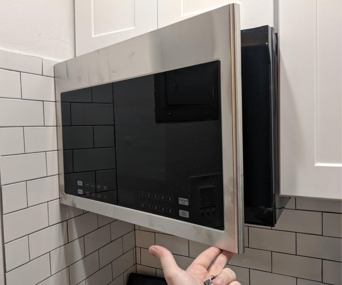 microwave that doesn't open