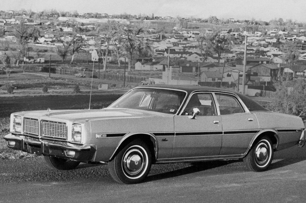 Car above a neighborhood 