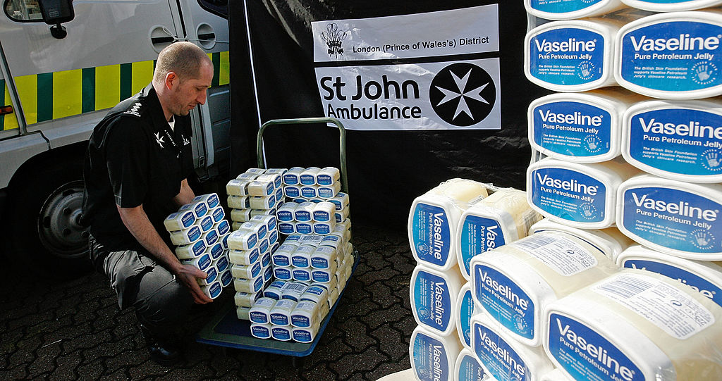 cases of petroleum jelly