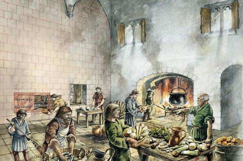 Men working in a kitchen 