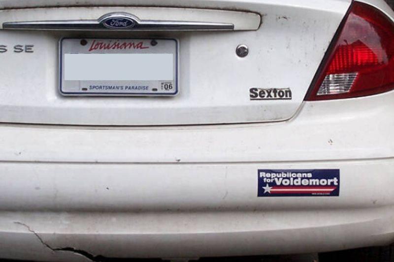 republicans for voldemort bumper sticker
