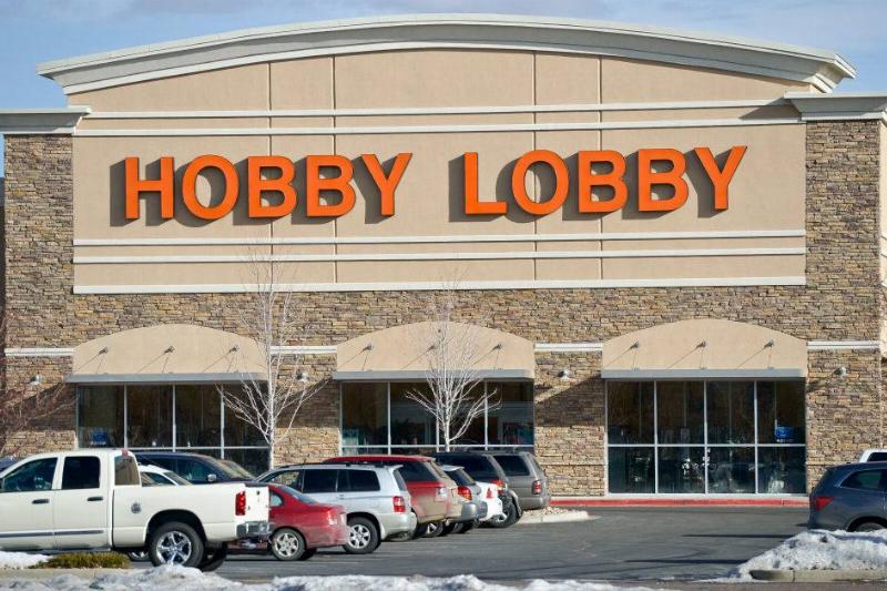 Exterior of Hobby Lobby store 