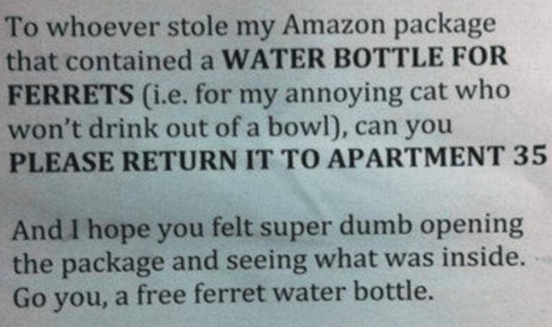ferret-bottle-neighbor-note-63857