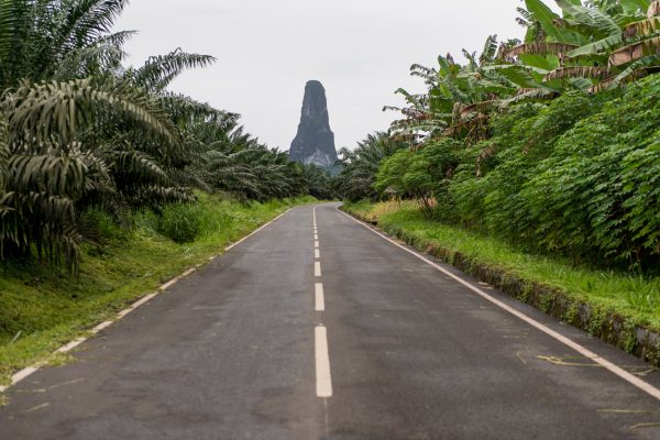 Volcanic Rock São Tomé is a massive shield volcano