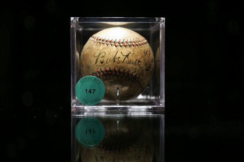 Autographed baseball 