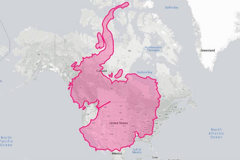 Antarctica Takes Over The United States And Parts Of Canada