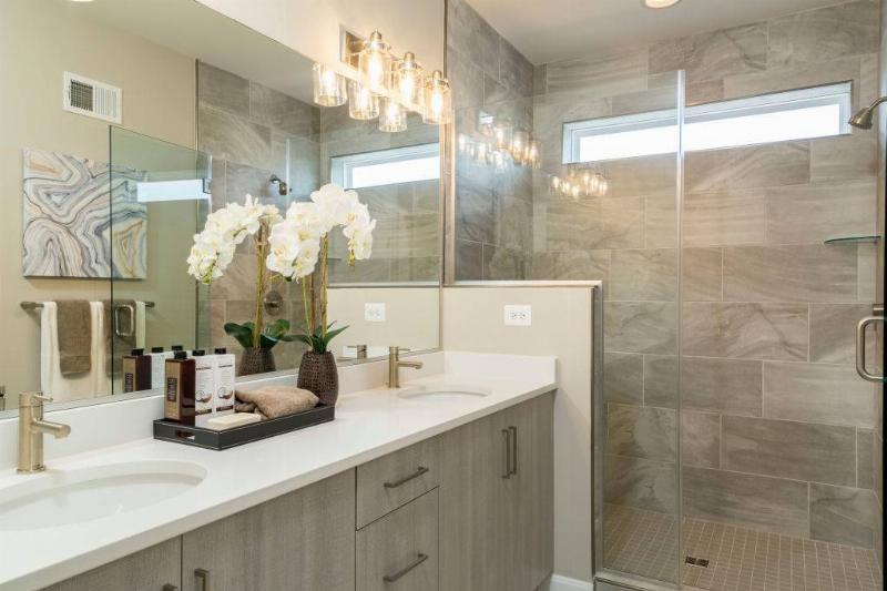 Master Bathroom in the Ashcroft Model Townhome at