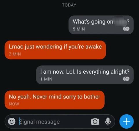 person's boss' son calls him at 3 Am saying he was just 