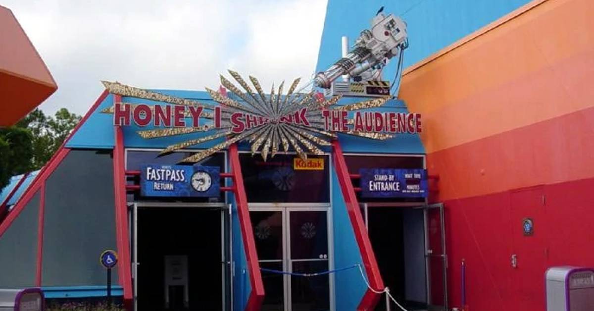 the exterior of honey, I shrunk the audience at disneyland