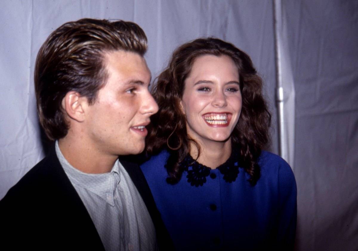 Ione Skye And Christian Slater At An Event